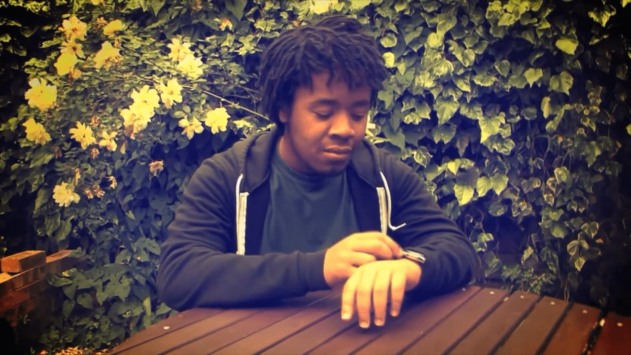 Screenshot of a forest out of focus